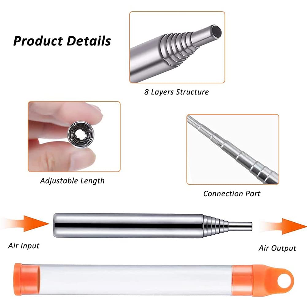🔥Outdoor Gear Pocket Bellows - Weatherproof Collapsible Fire Bellowing Tool for Starting Fire
