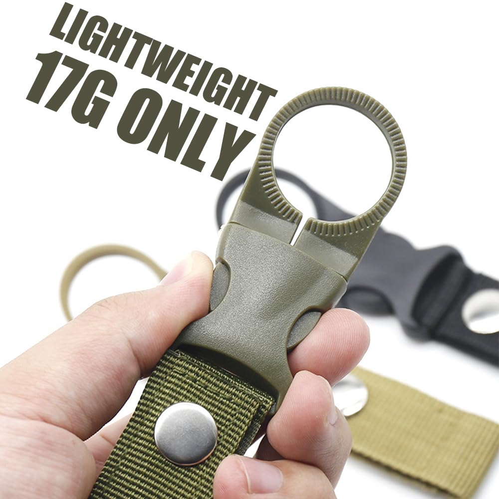 ⛰️Outdoor Water Bottle Carabiner Clips with Carabiner Buckle