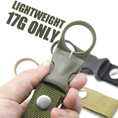 ⛰️Outdoor Water Bottle Carabiner Clips with Carabiner Buckle