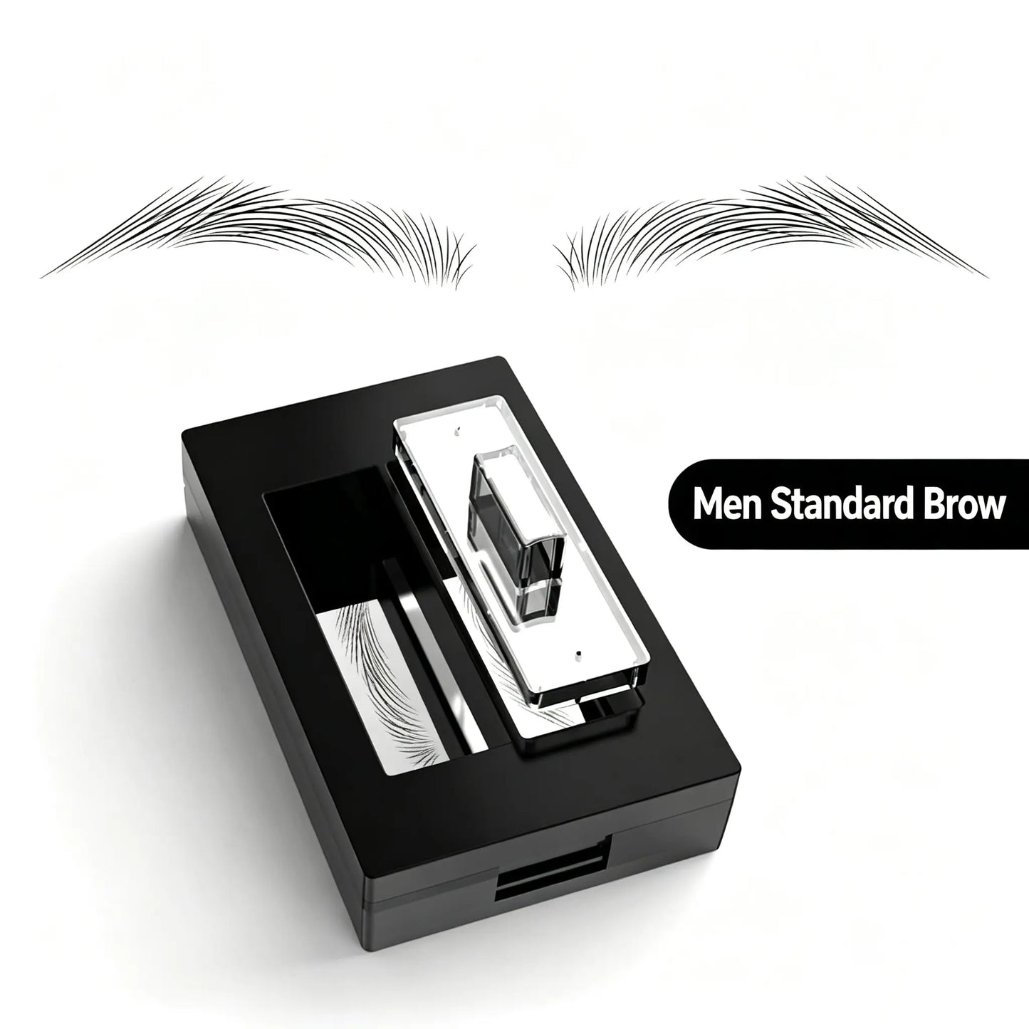 ✨ Reusable Hair-Stroke Eyebrow Stamp – Natural Waterproof Brows in Seconds
