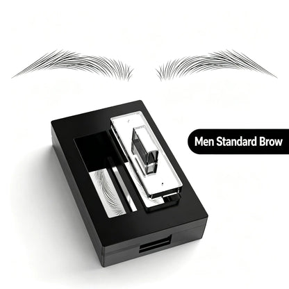 ✨ Reusable Hair-Stroke Eyebrow Stamp – Natural Waterproof Brows in Seconds