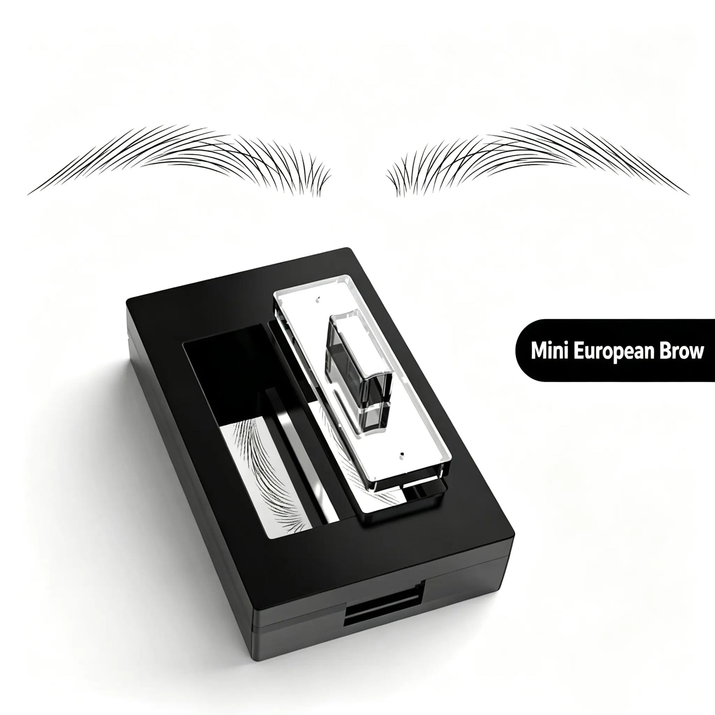 ✨ Reusable Hair-Stroke Eyebrow Stamp – Natural Waterproof Brows in Seconds