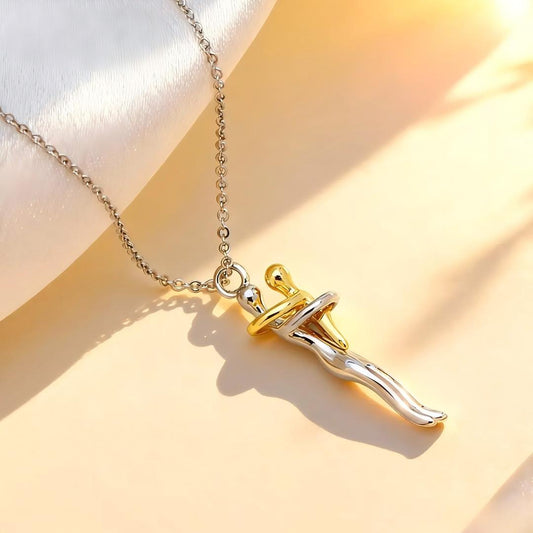 💞 Mother & Child Hug Necklace – A Bond That Lasts Forever