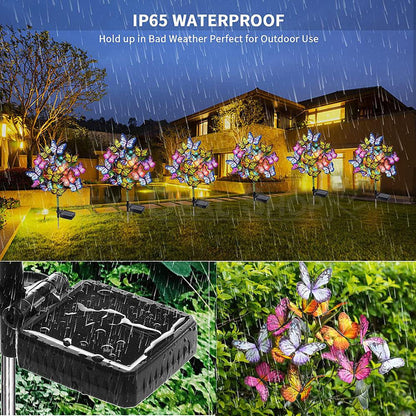 🦋Solar Powered Butterfly Garden Stake Light