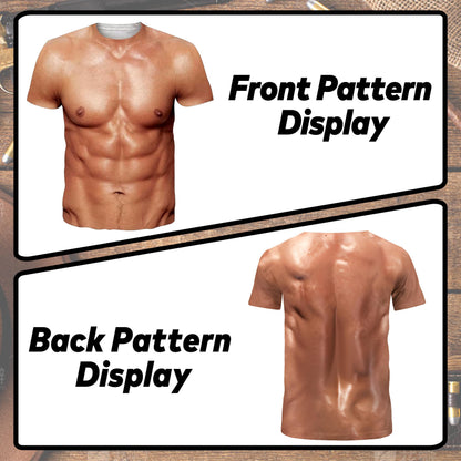 3D Muscle Fake Muscle T-Shirt