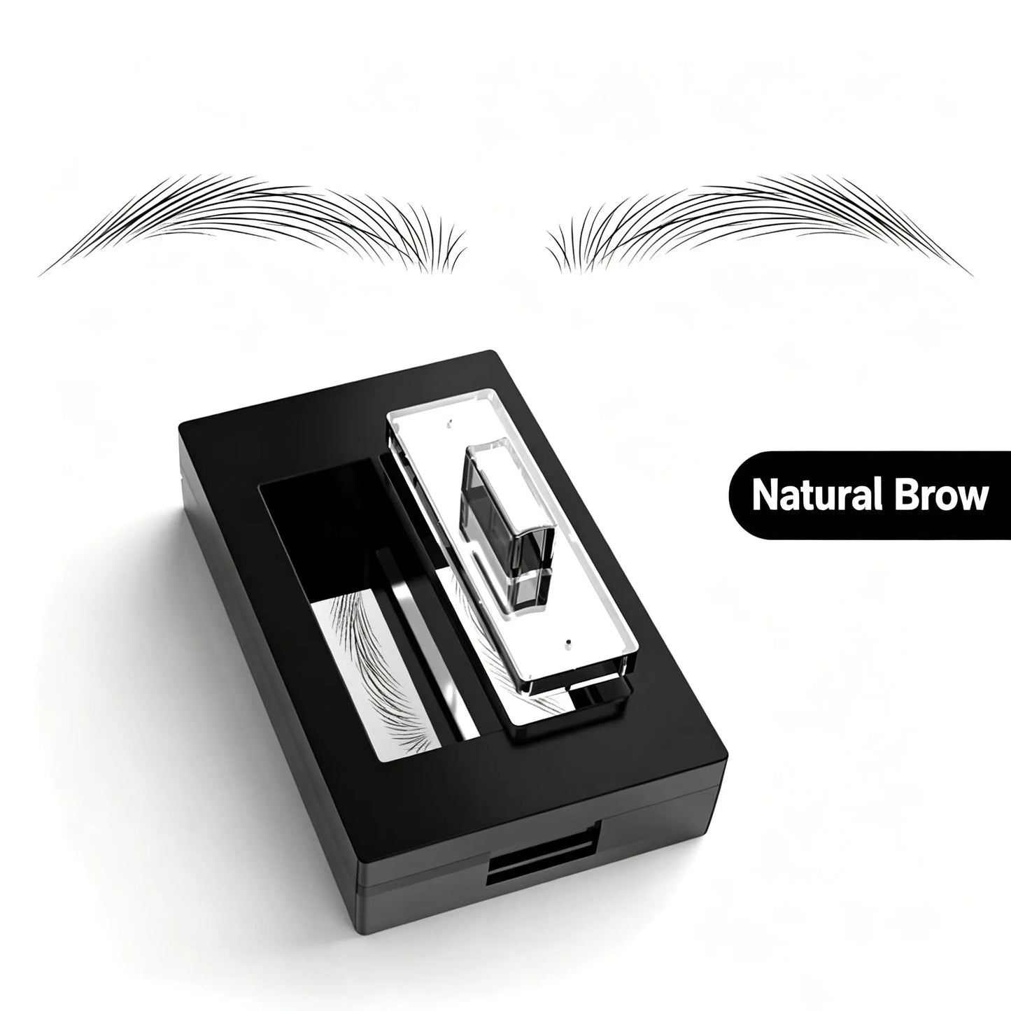 ✨ Reusable Hair-Stroke Eyebrow Stamp – Natural Waterproof Brows in Seconds