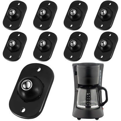 ✨ 8-Pack Self-Adhesive 360° Appliance Rollers | Easy-Move Mini Casters