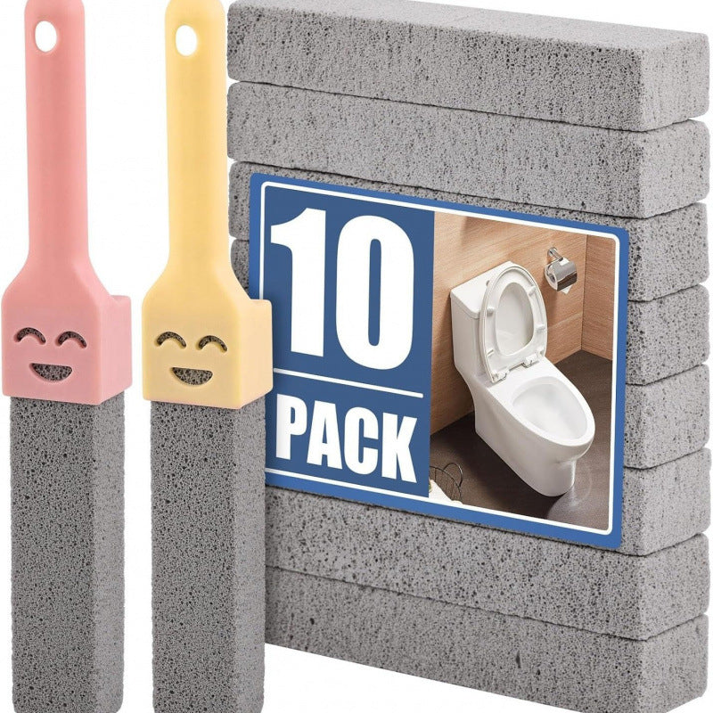 Pumice Stone Toilet Cleaner Brush for Hard Water Stains
