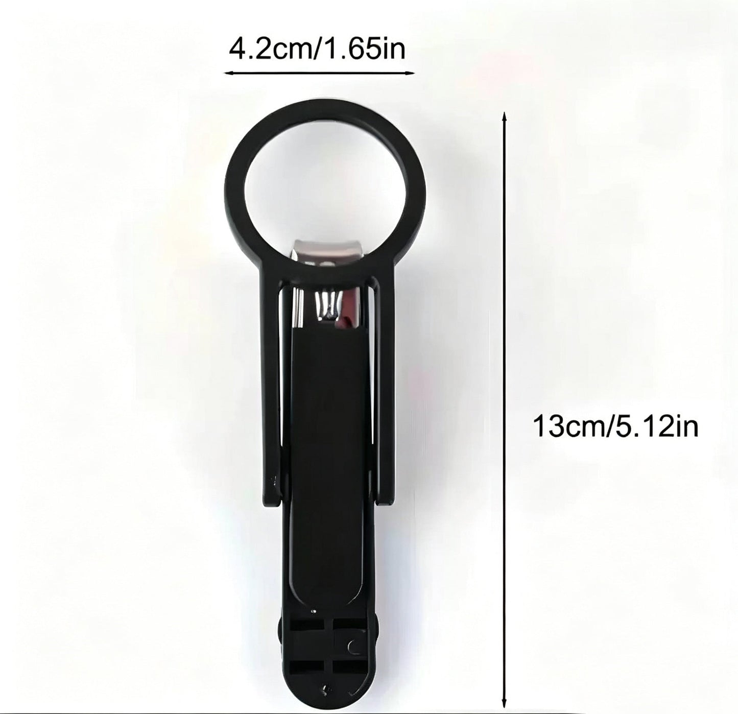 🔍Magnifying Precision Nail Clipper with Anti-Splash Guard & Easy Grip