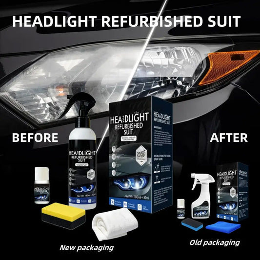 🚗Professional Headlight Restoration Kit | Clear Oxidation & Yellowing