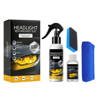 🚗Professional Headlight Restoration Kit | Clear Oxidation & Yellowing