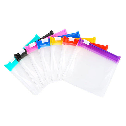 🔥7Pcs Clear Zipper Pill Storage Bag