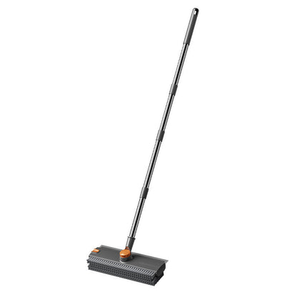 3-in-1 Floor Scrub Brush | 360° Head & 52-In Handle