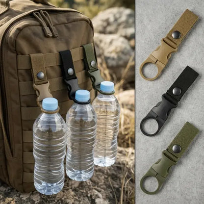 ⛰️Outdoor Water Bottle Carabiner Clips with Carabiner Buckle