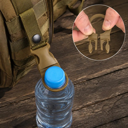 ⛰️Outdoor Water Bottle Carabiner Clips with Carabiner Buckle