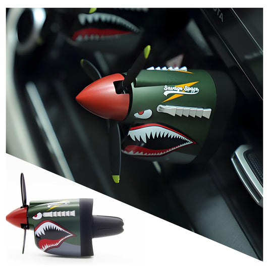 🛩️🚗P-40 Warhawk Creative Propeller Car Decor
