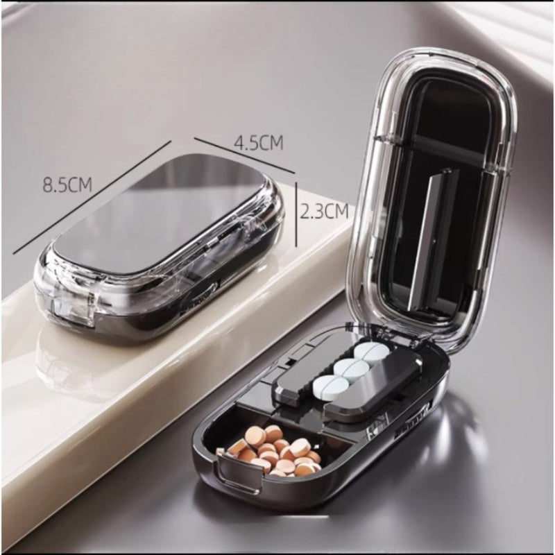 Precision Pill Cutter with Storage Case for Small and Tiny Pills