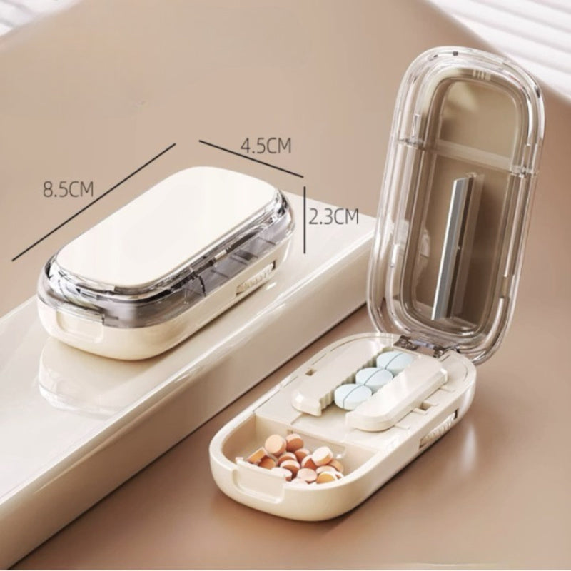 Precision Pill Cutter with Storage Case for Small and Tiny Pills