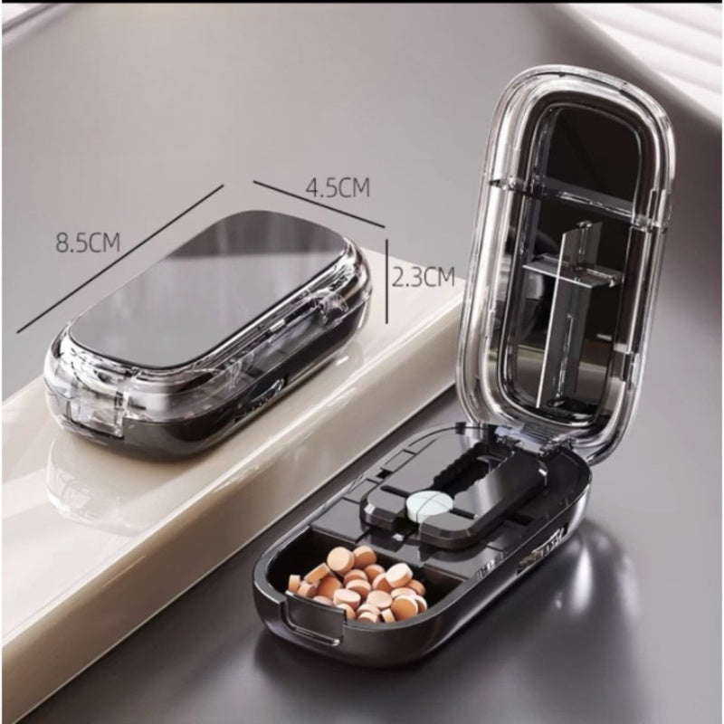 Precision Pill Cutter with Storage Case for Small and Tiny Pills