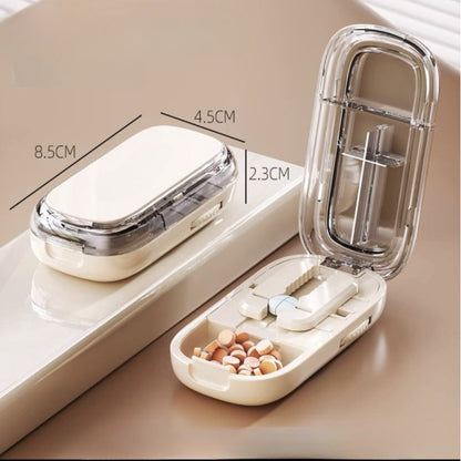 Precision Pill Cutter with Storage Case for Small and Tiny Pills