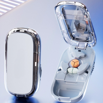 Precision Pill Cutter with Storage Case for Small and Tiny Pills