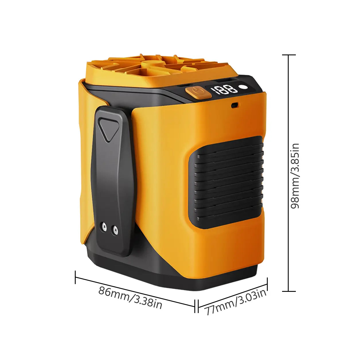 Upgrade Rechargeable Waist Fan with Power Bank