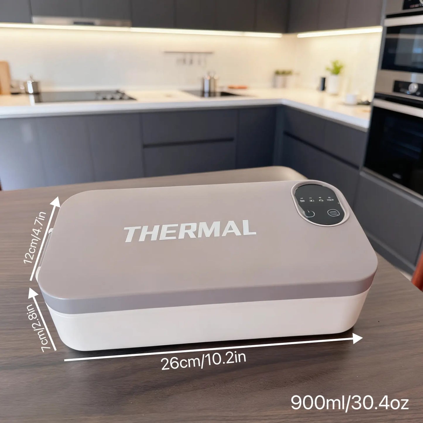 ✨ Portable Electric Lunch Box – Self-Heating, 7200mAh, 304 Stainless Steel 🔋