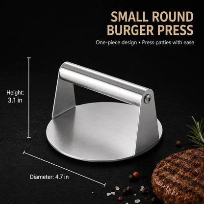 🍔🔥 Stainless Steel Burger Press for Smash Burgers Bacon Steaks and Sandwiches 🥓🥩