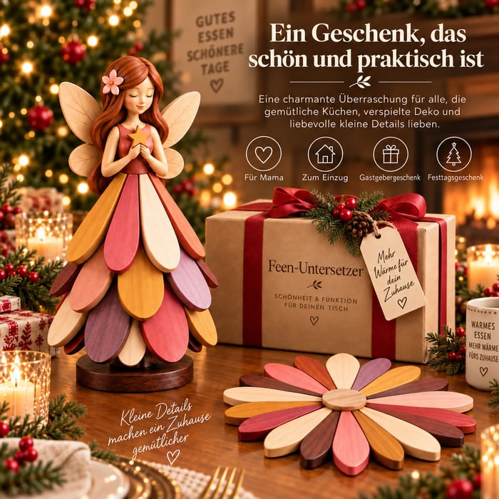 Buy two get one free 🔥Fairy Bloom Folding Trivet Heat Resistant Table Protector with Decorative Fairy Design🧚