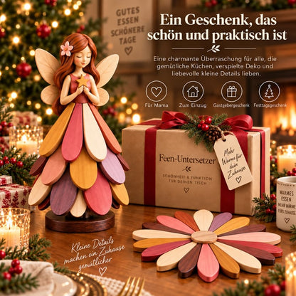Buy two get one free 🔥Fairy Bloom Folding Trivet Heat Resistant Table Protector with Decorative Fairy Design🧚