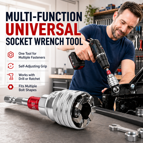 Multi-function Universal Socket Wrench Tool - Universal Maintenance Tool