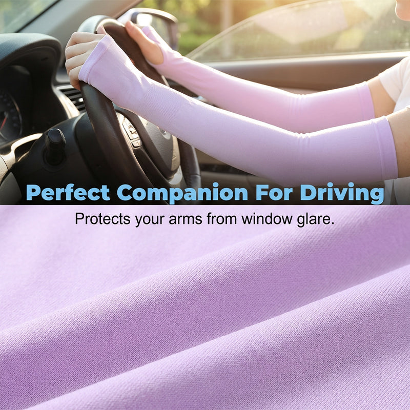 Unisex UV Protection Cooling Arm Sleeves Core Sun Protection Performance
