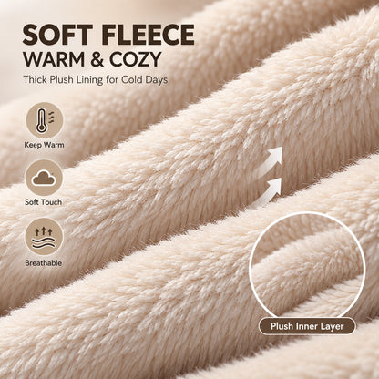 🧣Skip the Hat and Scarf – 3-in-1 Fleece Hood for Head Face & Neck
