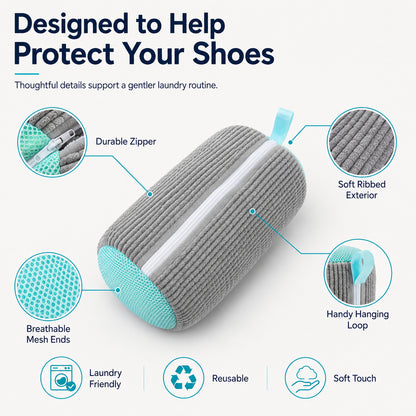👟Machine-Wash Shoe Cleaning Bag