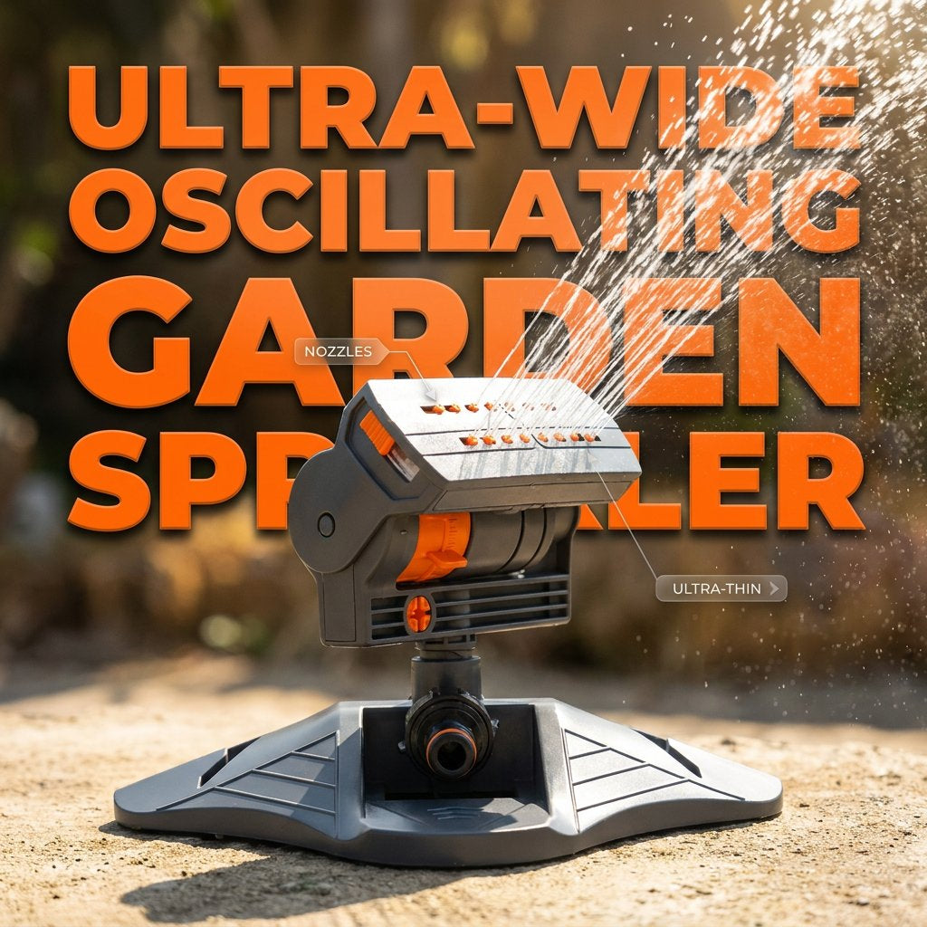 🌱 Adjustable Oscillating Sprinkler - Wide Coverage