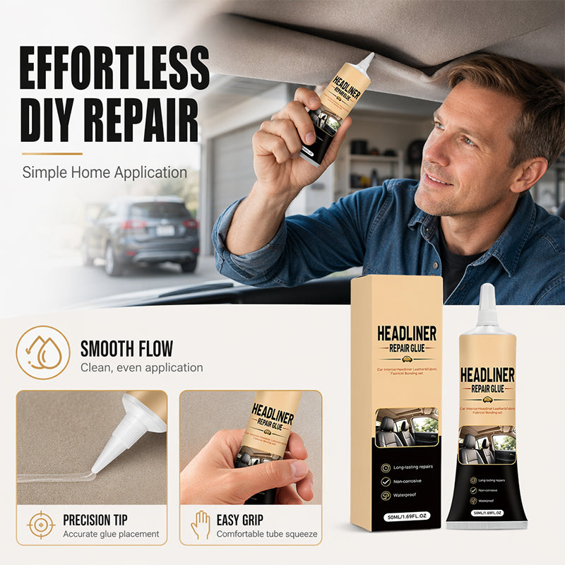 🚗 Ultimate Car Headliner Repair Glue (50ml)