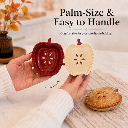 🥧 Beginner-Friendly Mini Hand Pie Press Mold – 6 Fun Shapes for Easy Homemade Pastries 🍎