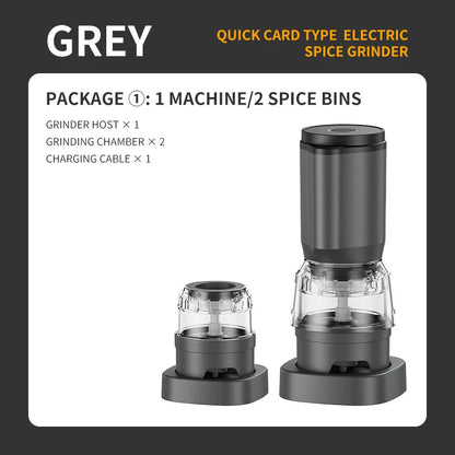 Quick Card Type Electric Spice Grinder