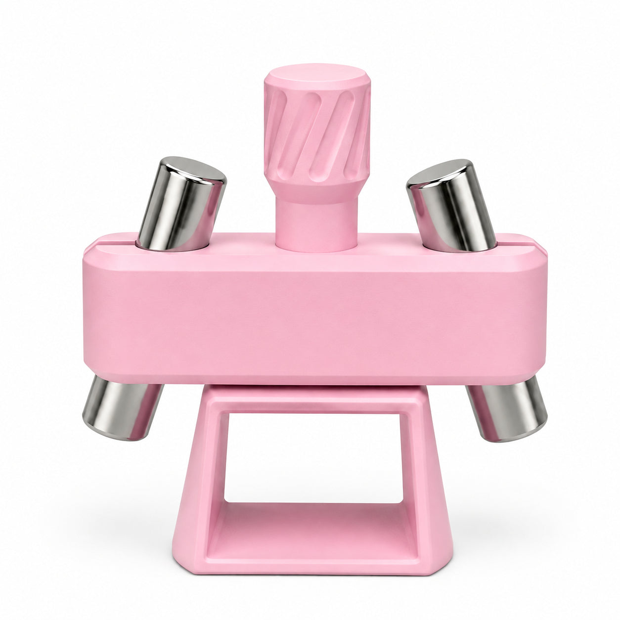 💅[Viral Nail Art Essential] Rotating Cat Eye Gel Nail Magnet Tool with Dual Height Finger Rests – Effortless 3D Aura Nails!