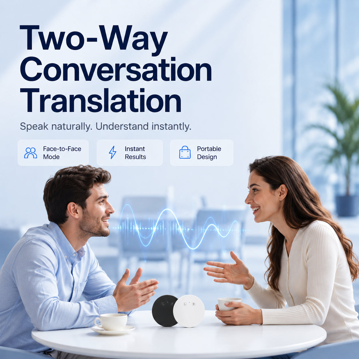 AI Pocket Translator – Real-Time Two-Way Voice Translation in 165+ Languages