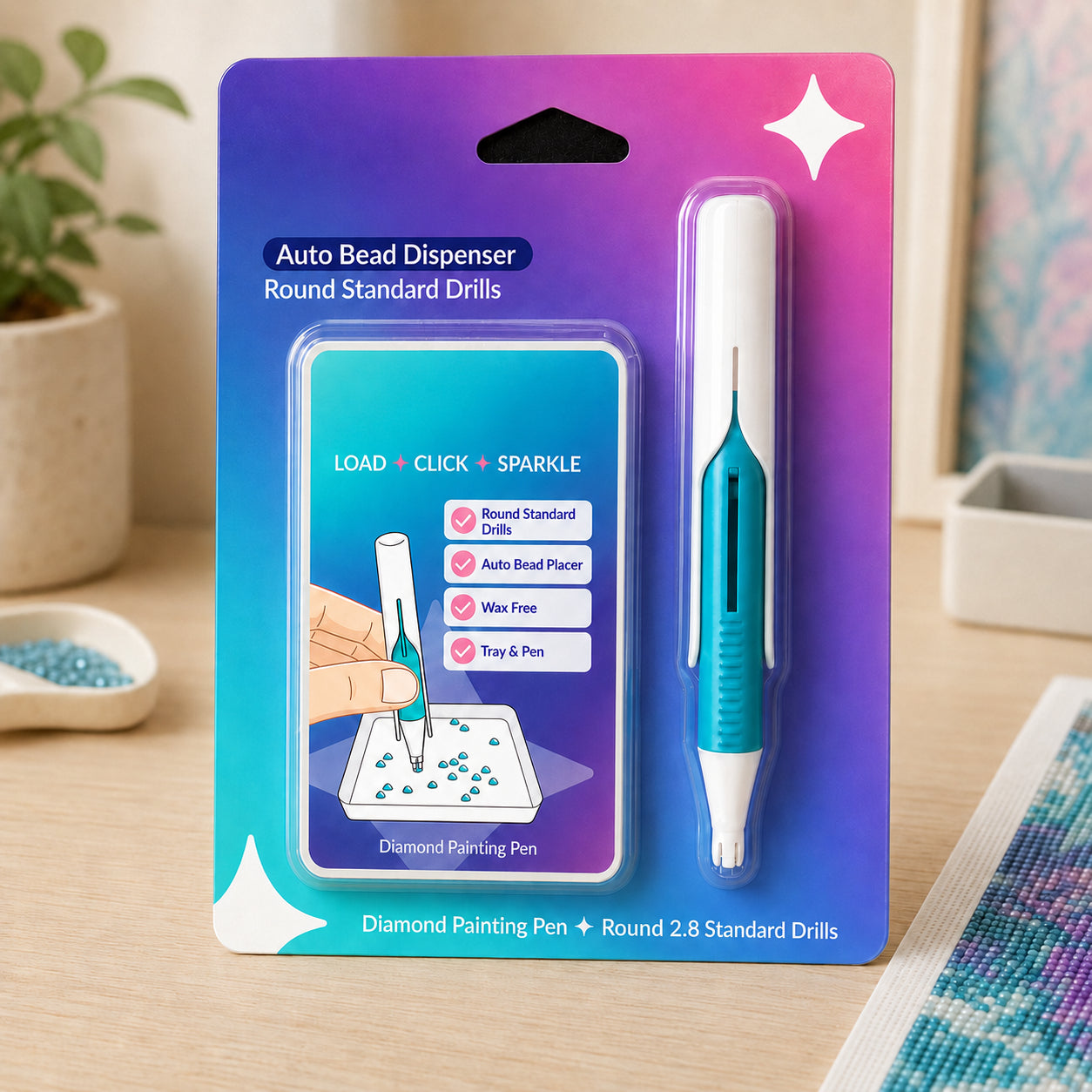 💎 Automatic Diamond Painting Bead dispenser
