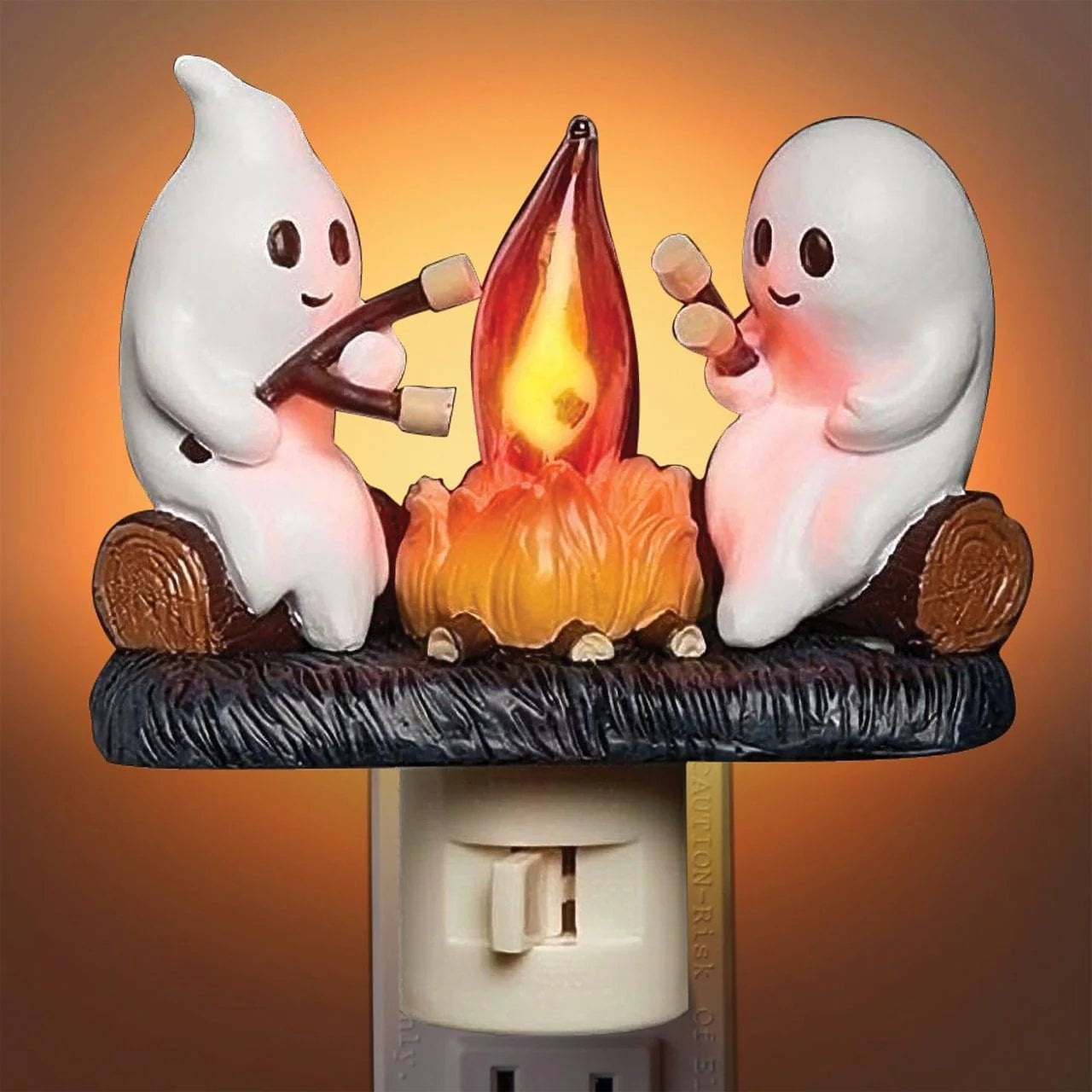 👻✨ Adorable Ghost Outlet Night Light — Light Up Your Spooky Season with Cuteness! 🎃