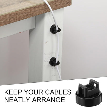 🔥🧲 12 Pack Heavy Duty Magnetic Zip Tie Mounts for Cable Management