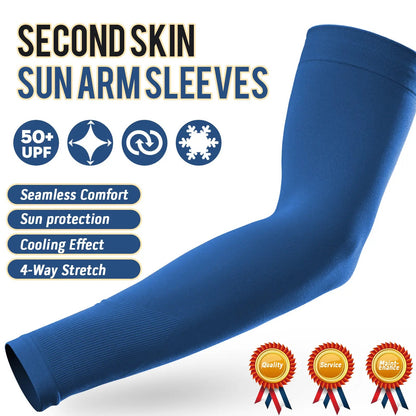 Arm Sun Sleeves Compression UV Protection Cooling for Men Women