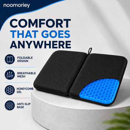🔥 Foldable Travel Seat Cushion – Portable Cooling Gel Pad for Office, Camping & Sports 💺✨