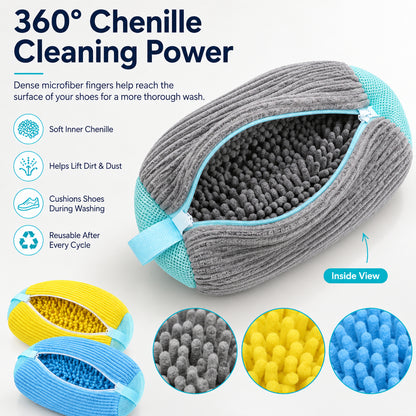 👟Machine-Wash Shoe Cleaning Bag