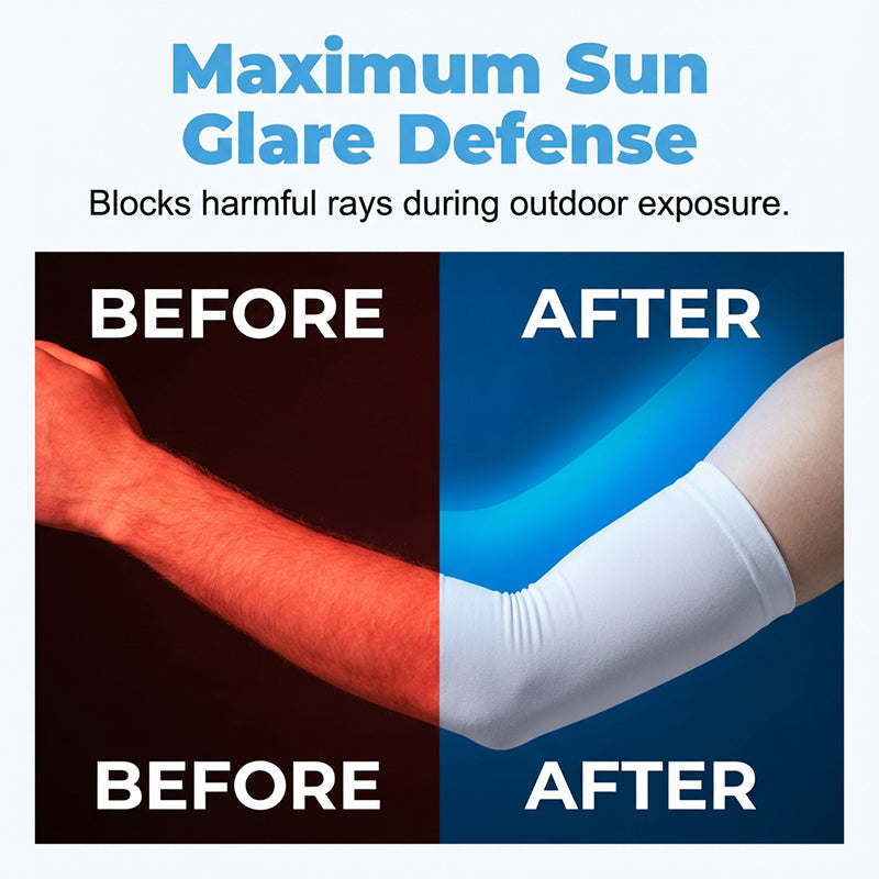 Unisex UV Protection Cooling Arm Sleeves Core Sun Protection Performance