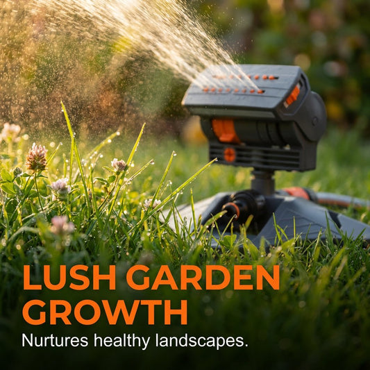 🌱 Adjustable Oscillating Sprinkler - Wide Coverage