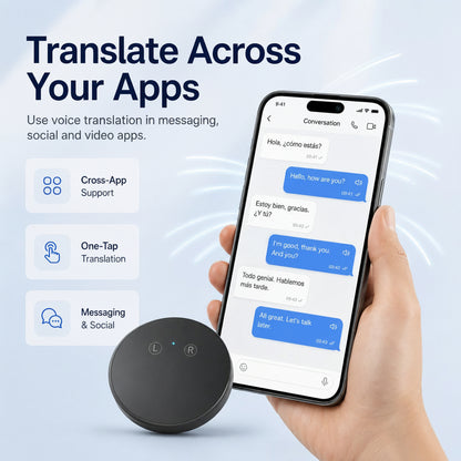 AI Pocket Translator – Real-Time Two-Way Voice Translation in 165+ Languages