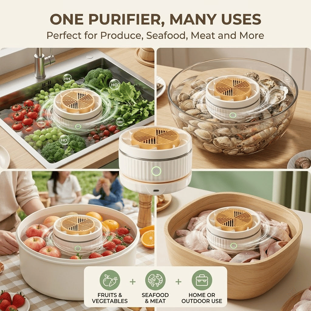 🥗 Multi-Function Food Purifier  🥬 Enjoy Cleaner Food. Eat with Greater Confidence.